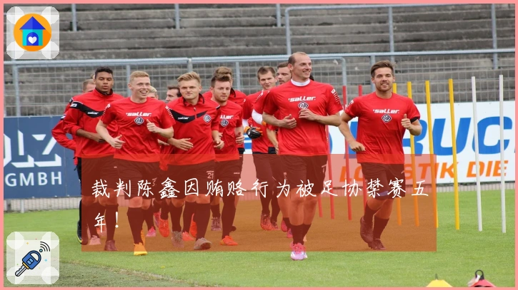 裁判陈鑫因贿赂行为被足协禁赛五年！